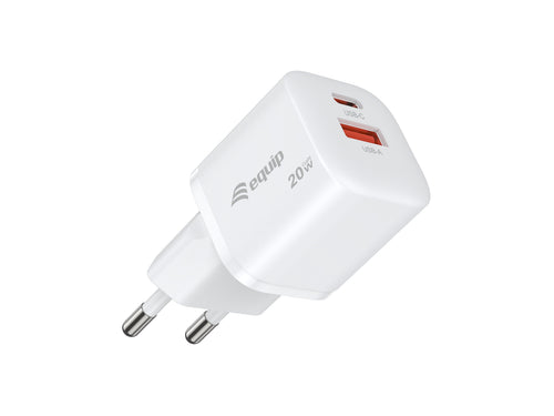 Equip Charger 2PORT USB-C PD 3.0/USB-A GaN 20W Üss Ws — image 1