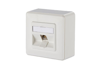Metz Connect E-dat Módulo 1 Port Ap CAT.6A, White Puro — image 1