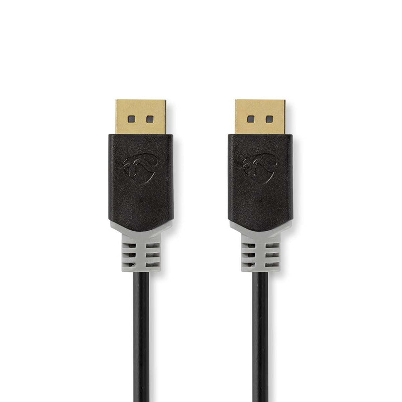 Nedis Cable DisplayPort Connector Male DisplayPort Connector Male 8K@60HZ Chapado Oro 3.00M Round Pvc