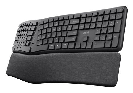 Trust Wireless Keyboard Bluetooth Keyra Multidispositivo Ergonómico