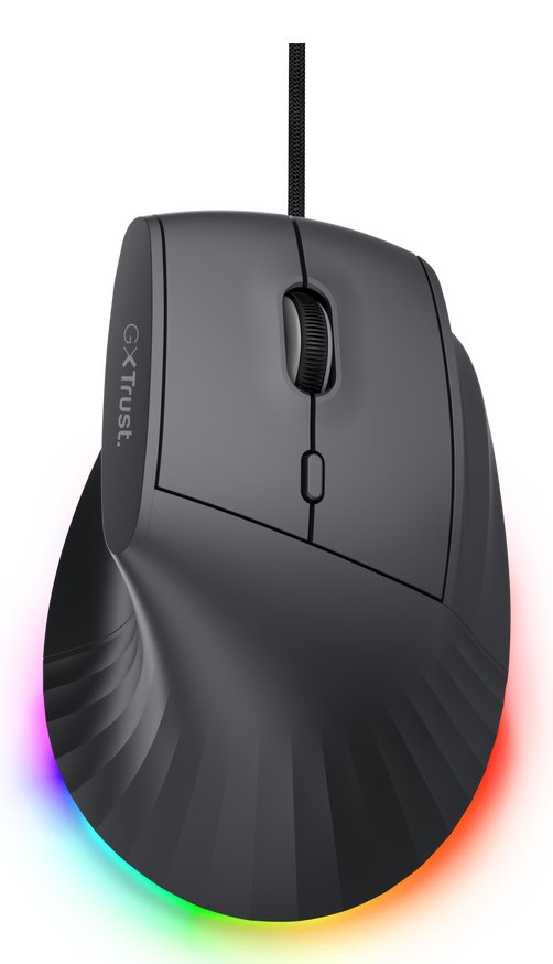 Trust Mouse Vertical Gaming Wireless Gaming Gxt 145 Rexxa 26024 Up To 12800 DPI