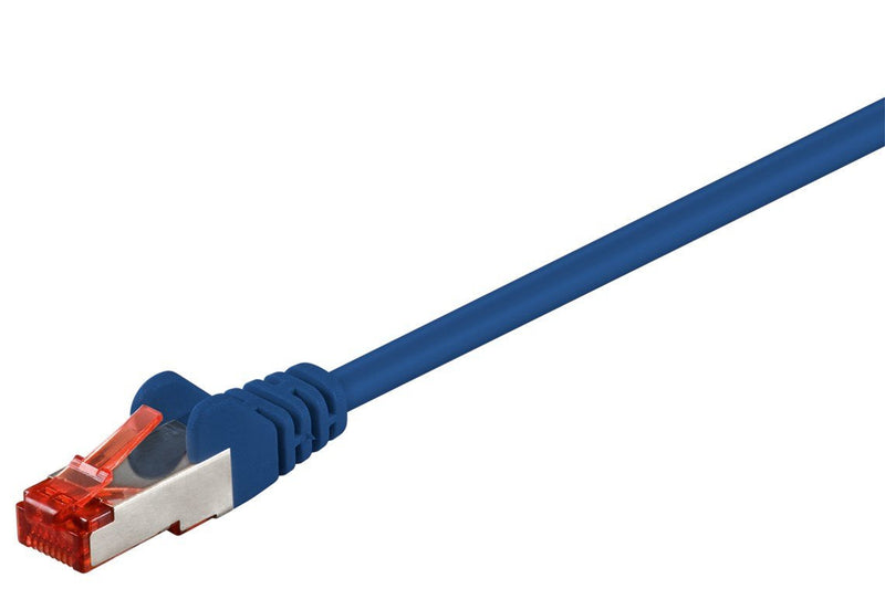 Goobay Network Cable CAT.6 0,5M Blue S/FTP 2x RJ45, Pvc, Cca