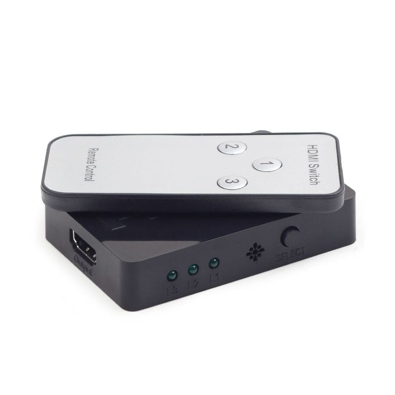 Gembird Conmutador HDMI 3IN 1OUT With Remote Control DSW-HDMI-34