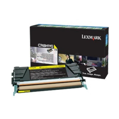 Toner Yellow Lexmak C74X High Corporate C748H3YG — image 1