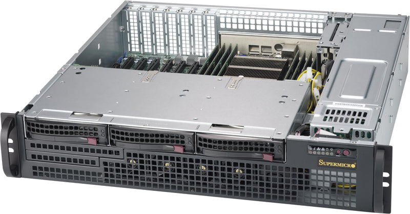 Supermicro SC825M BTQC-R802LPB - Assembly Rack - 2U - Actualizado - ATX Extendido