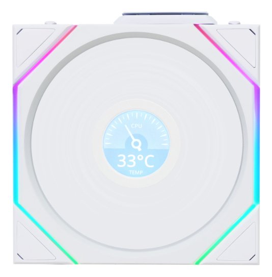 Lian Li Fan 120X120 Unifan Tl-lcd Wireless White