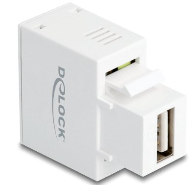 Keystone Módulo With USB Type a Connector Charging Female 5W White