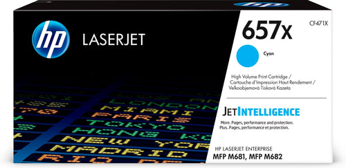 HP Genuine Toner 657X - Jetintelligence - Colour Cyan - 23.000 P — image 1