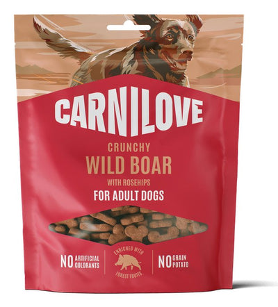 Carnilove Crunchy Wild Boar With Rosehips - Premio Perros - 200G — image 1