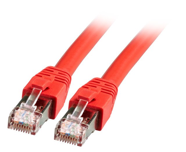 Efb RJ45 Network Cable CAT.8.1 S FTP Lszh Bc Red 7,5M