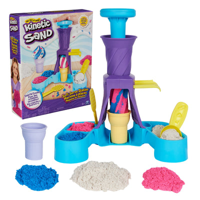 Spin Master Kinetic Sand - Estación Helado Soft Arena Set 396 Gramos Arena 6068385 — image 1