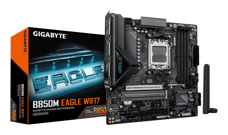 Gigabyte Motherboard B850M Eagle WF7 AM5 4XDDR5 4XSATA 2XM.2 B850M Eagle WF7