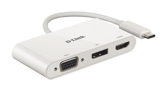 Converter D-link DUB-V310 1x HDMI 1x DISPLAYPORT 1x VGA 15CM White