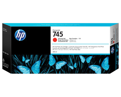 HP Genuine Ink 745 300ML Red Cromatico Genuine Designjet Z2600 Postscript, Z5600 Postscript — image 1