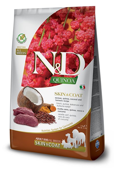 Farmina N&d Quinoa Dog Skin&coat Venison&coconut Adult Medium&maxi - Alimento Seco Perros - 7KG — image 1