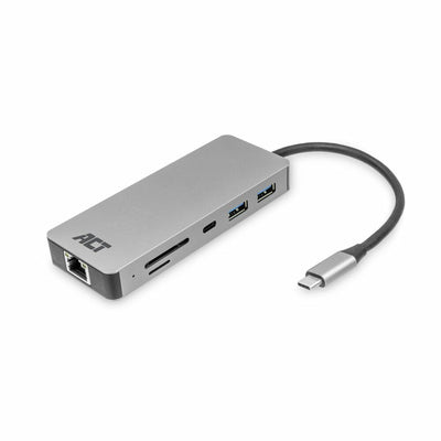 USB-C 4K Docking Station For 1 HDMI Monitor Ethernet, Usb-c, Usb-a, Card Reader And Pd Pass-through — image 1