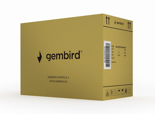 Gembird UPS Onda Senoidal Pura 3000VA Pant LCD 3 Sali Schuko USB Black — image 1