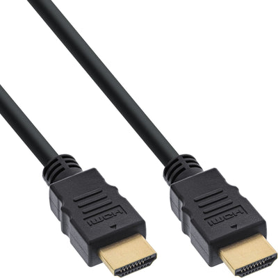 Inline® HDMI Cable HDMI High Speed With Ethernet, Male / Male, Black 1M — image 1