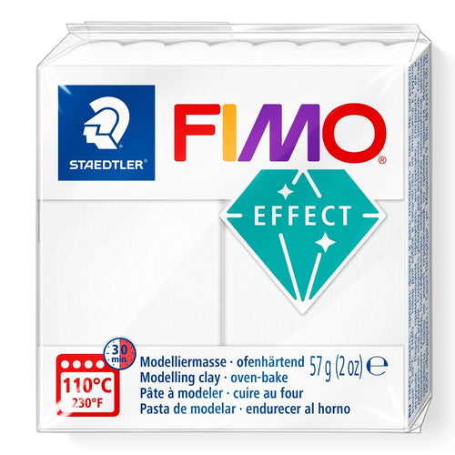 Fimo Mod.masse Fimo Effect White Transluz — image 1