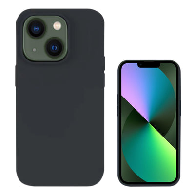 4SMARTS Liquid Case Silicone Cupertino Apple Iphone 14 Black — image 1