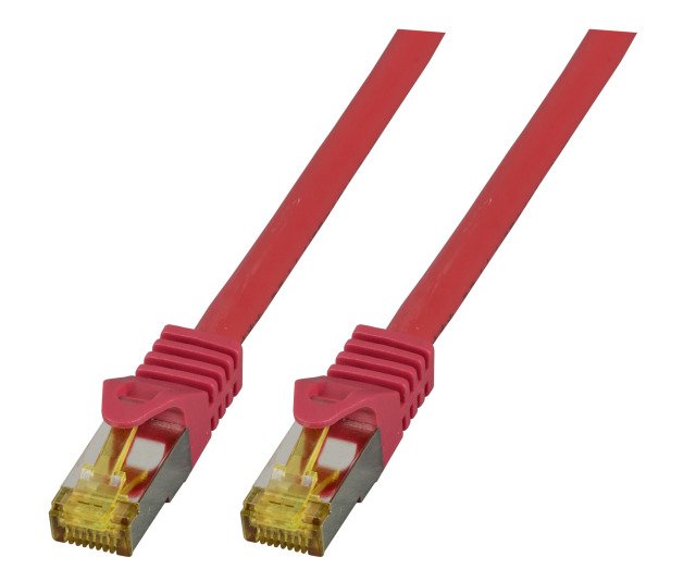 Efb RJ45 Network Cable S FTP, CAT.6A, Lszh, CAT.7 ROHK.,25M, Red