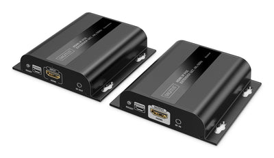 Digitus HDMI IP Extender Set 4K 60HZ 120 200M PoE One-to-many Cat Black — image 1