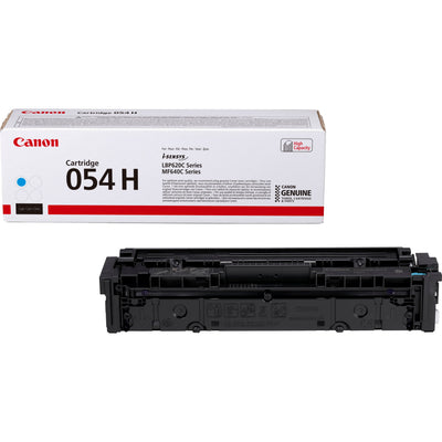 Canon Toner 054H Cyan 2300 Pag LBP622 - MF641 - MF644 - LBP621 - LBP623 - MF641 - MF643 - MF645 — image 1