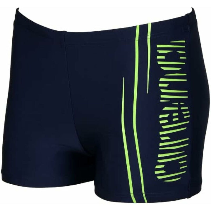 Boys Swim Shorts Arena Swim Graphic Navy Blue 14-15 Years