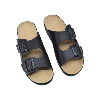 Anne Healed Sandals - Black