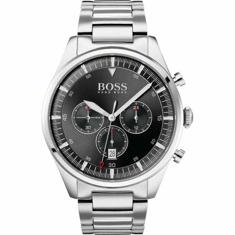 Men's Watch Hugo Boss Black Silver (Refurbished B)