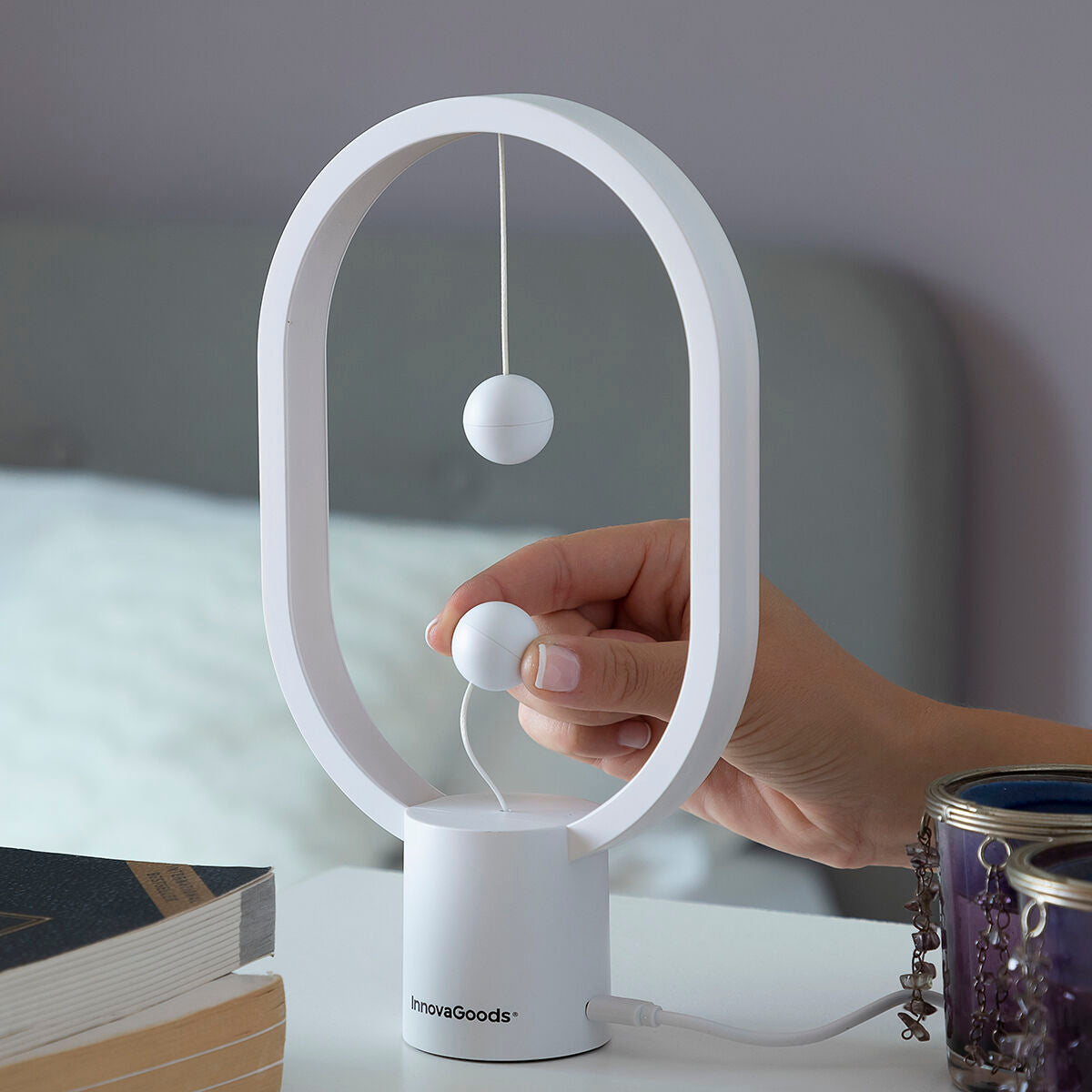 Balance Lamp with Magnetic Switch Magilum InnovaGoods White 3 W (Refurbished B)