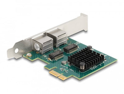 Delock 88205 Card Pci Express X1 a 2 X RJ45 Gigabit LAN — image 1