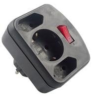 Rev Combi Adapter, 2 + 1 Fold Adapter And Inversor Power 3500W Black — image 1