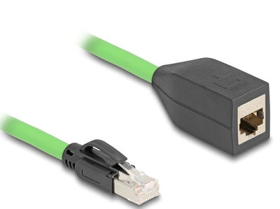 Delock RJ45 Network Cable Alargador CAT.6A Connector Male a Female Sf UTP Schleppkettentauglich Pur (tpu) 5M G — image 1