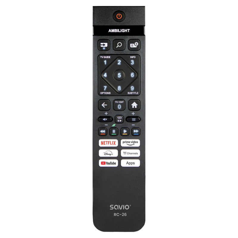 Savio RC-26 Remote Control Ir Wireless TV Buttons