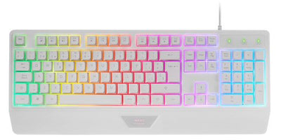 Mars Gaming Keyboard MK124PT H-mech Frgb Rainbow Portuguese Colour White — image 1