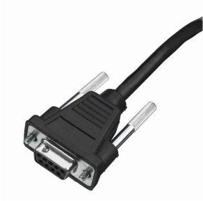 Cable RS232, Black, DB9 Female, 3M (9.8'), Straight, 5V Host Power