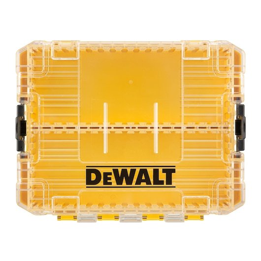 Dewalt Maleta Toughcase Medium Yellow Vacía, With Stands And Boxes a Granel