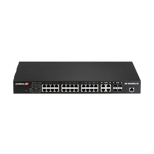 Edimax Pro GS-5424PLC V2 28 Ports PoE + Switch Gigabit + 4 Xsfp 19 — image 1