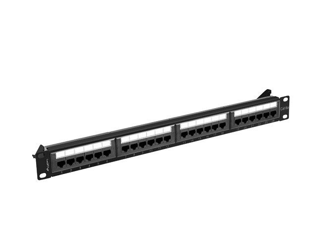 Lanberg PPUA-1024-B Patch Panel 24 Ports 1U CAT.6A UTP Black