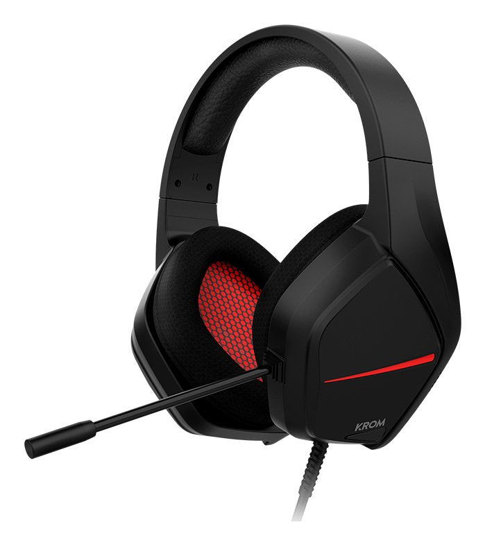 Headphone Krom Kopa Move Gamng Stereo Black Red