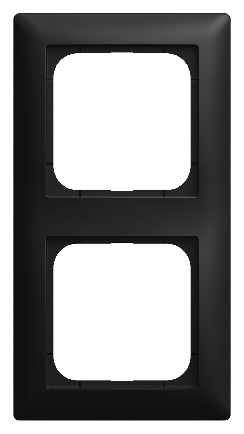 Busch Jaeger Bj 1722-915 Frame Embellecedor 2-VÍAS Black Matte - Busch-balance® Si 2CKA001725A1569