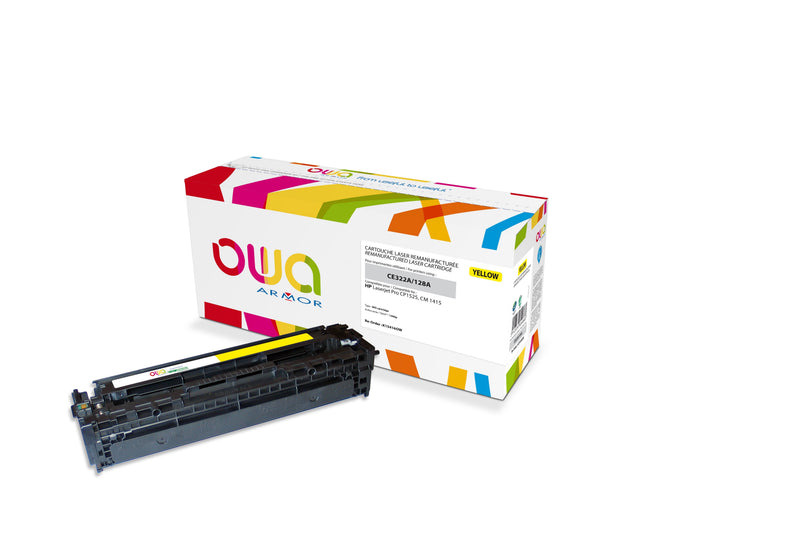 Owa Toner Compatible With HP CE322A (1300 S.) Yellow