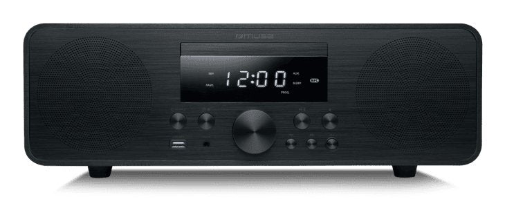 Muse Microcadena M-880 Fbc Black 80W With Reproductor Cd, Fm Radio And USB