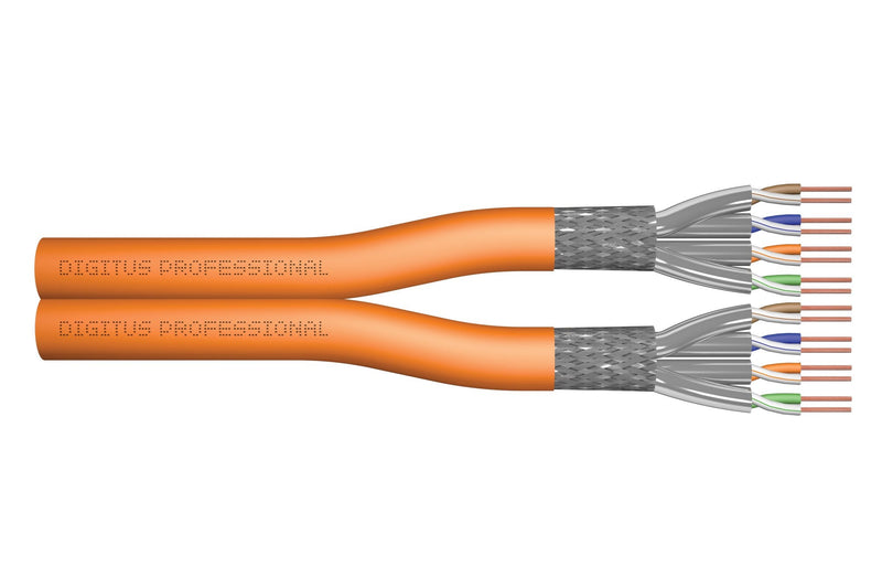 Digitus DK-1743-VH-D-1 Network Cable 100M CAT.7 S/FTP (s-STP) Orange