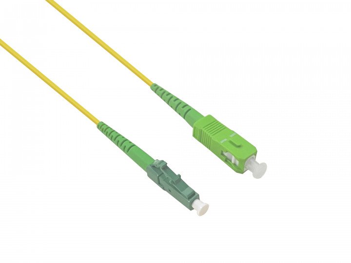 Helos Lwl Network Cable OS2 Simplex 2,0MM Sc/Apc-lc-apc 9/125?M Yellow 20M Lszh
