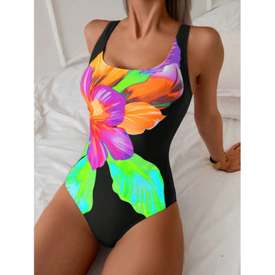 Womens Slim-Fit Quick-Drying One-Piece Swimsuit For The Beach