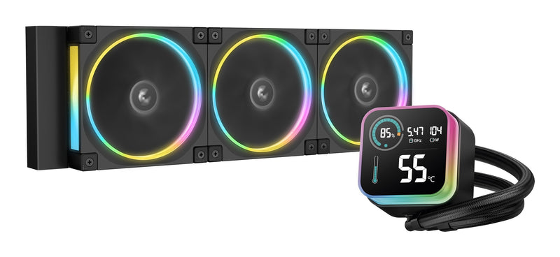 Deepcool Refrigeración Liquida CPU LQ360 Ultra ARGB Black R-LQ360-BKASMC-G-1