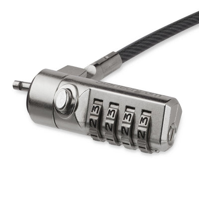 StarTech.com LTLOCK4D Cable Antirrobo Black Silver 2M — image 1