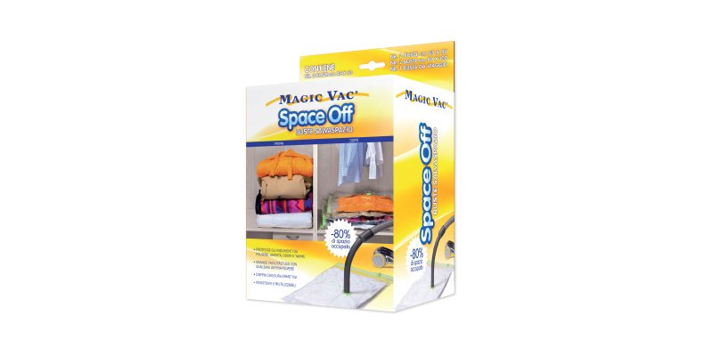 Magic Vac ACB0005 Bag Almacenar Ropa Transparent